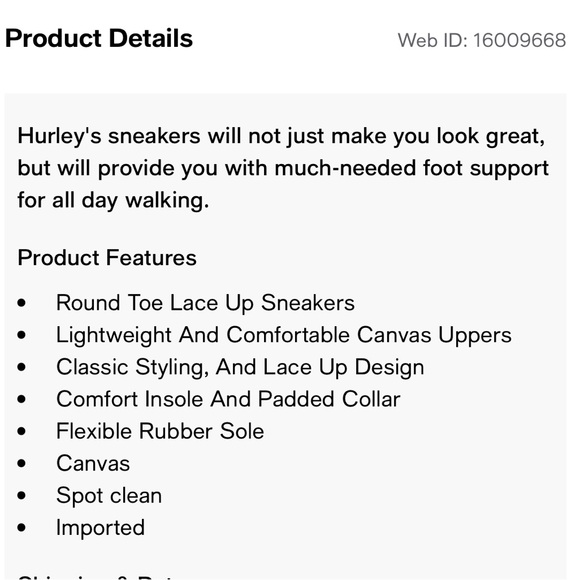 Hurley Ceta Womens Sneakers Casual Canvas Lace Up White Size 6.5M No Box XLNT! - Picture 16 of 16